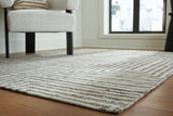 Jossen Ivory/Gray Large Rug - Ornate Home