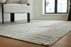 Jossen Ivory/Gray Large Rug - Ornate Home