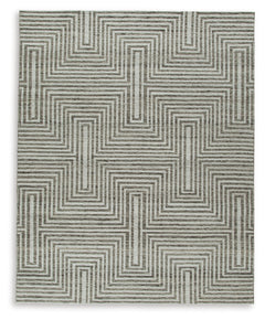 Jossen Ivory/Gray Large Rug - Ornate Home