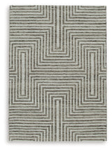 Jossen Ivory/Gray Medium Rug (Online Special Price) - Ornate Home