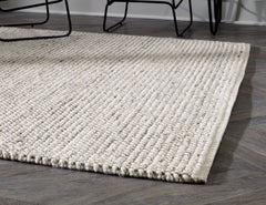 Jossick Cream/Taupe 7'8" x 10' Rug - Ornate Home