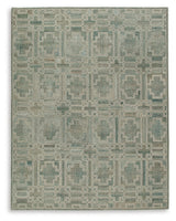 Jossland Green/Ivory Large Rug (Online Special Price) - Ornate Home