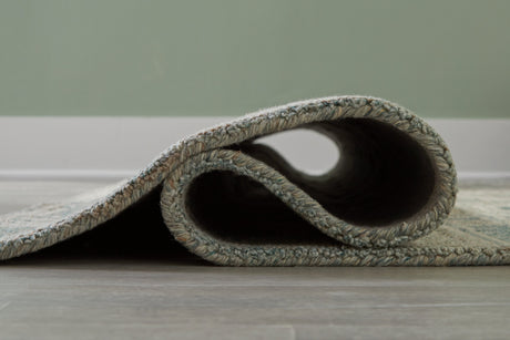 Jossland Green/Ivory Large Rug - Ornate Home