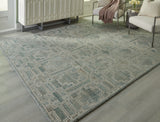 Jossland Green/Ivory Large Rug - Ornate Home