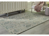 Jossland Green/Ivory Medium Rug (Online Special Price) - Ornate Home
