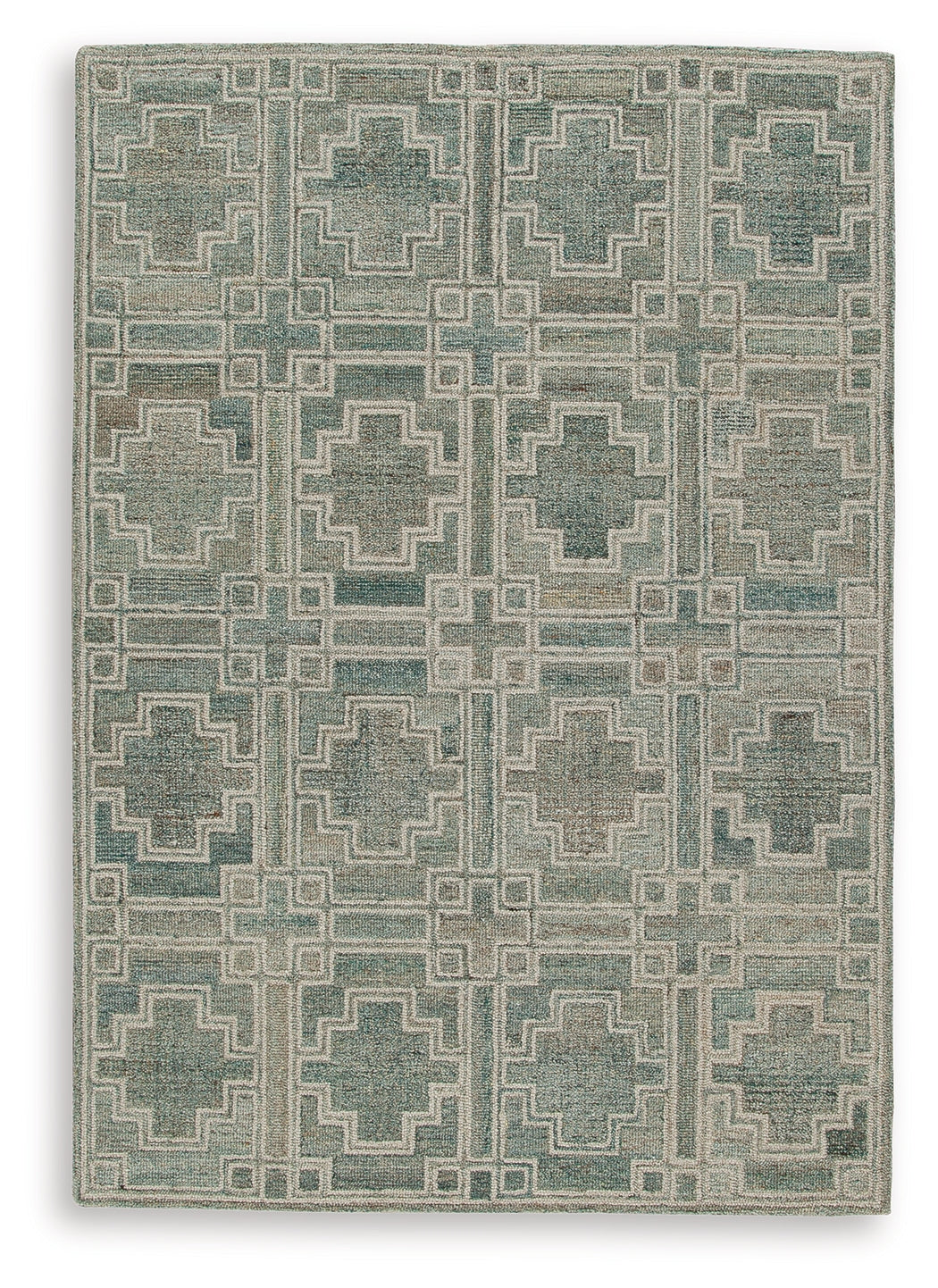 Jossland Green/Ivory Medium Rug - Ornate Home