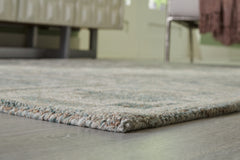 Jossland Green/Ivory Medium Rug - Ornate Home