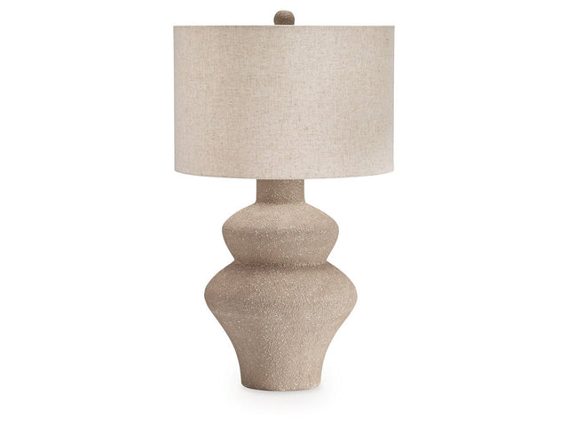 Jossleigh Beige Metal Table Lamp (1/CN) (Online Special Price) - Ornate Home