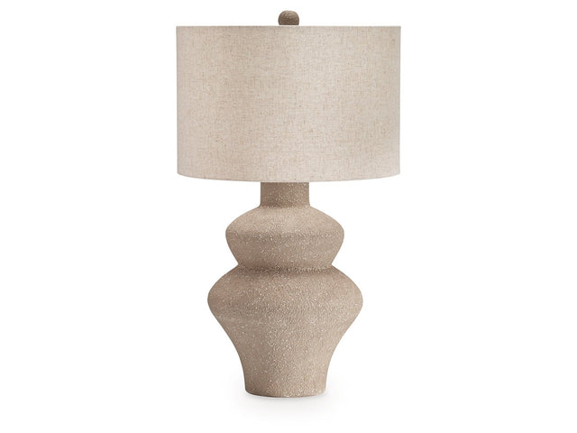 Jossleigh Beige Metal Table Lamp (1/CN) - Ornate Home