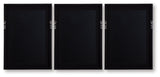 Jossletts Orange/Black/Ivory Wall Art Set (Set of 3) (Online Special Price) - Ornate Home