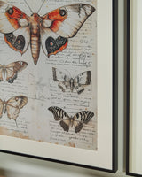 Jossletts Orange/Black/Ivory Wall Art Set (Set of 3) (Online Special Price) - Ornate Home