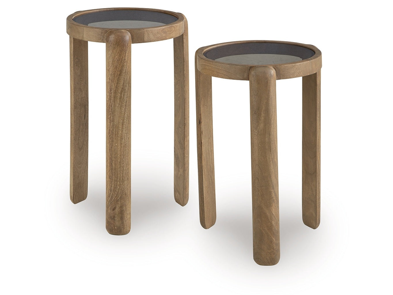 Jossor Light Brown Accent Table Set (Set of 2) - Ornate Home