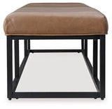 Joston Caramel Accent Bench (Online Special Price) - Ornate Home
