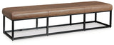 Joston Caramel Accent Bench (Online Special Price) - Ornate Home