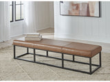 Joston Caramel Accent Bench - Ornate Home