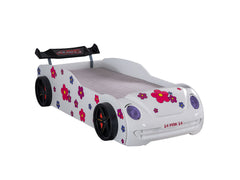 Jourley White Car Bed - Ornate Home