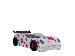 Jourley White Car Bed - Ornate Home