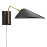 Journey Black 7" Swing Arm Wall Sconce - Ornate Home