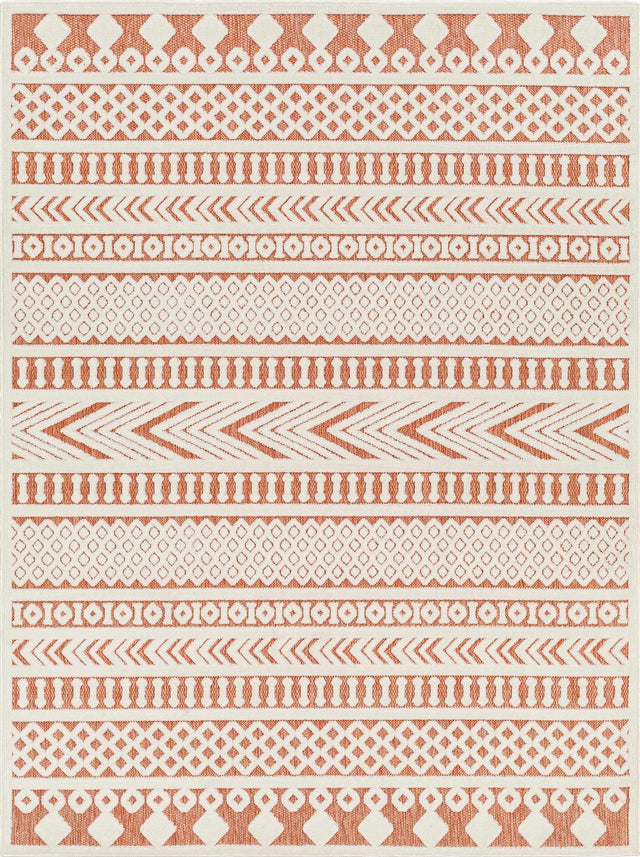 Jove Orange Outdoor Rug - Clearance - Ornate Home