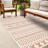 Jove Orange Outdoor Rug - Clearance - Ornate Home