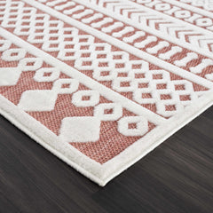Jove Orange Outdoor Rug - Clearance - Ornate Home