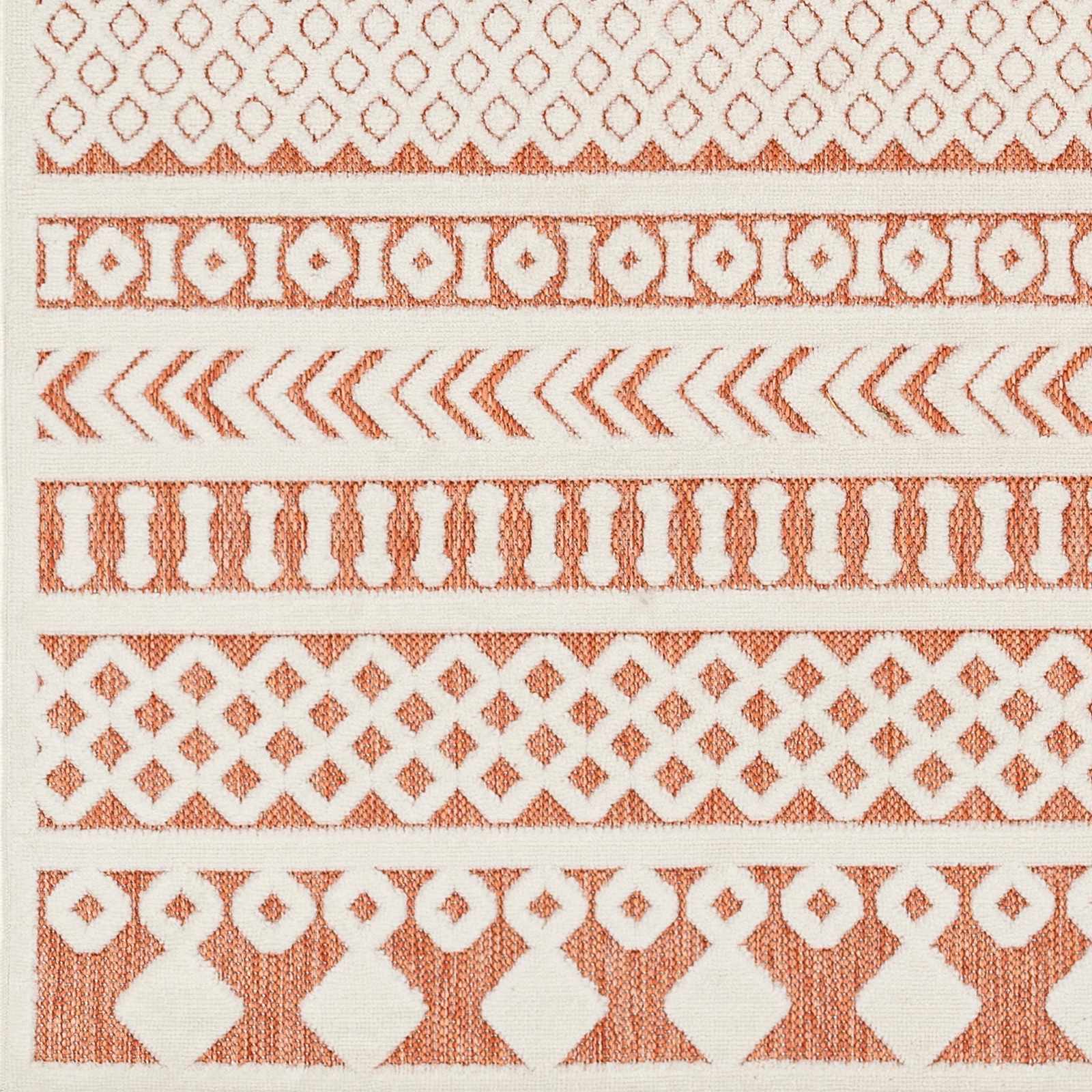 Jove Orange Outdoor Rug - Clearance - Ornate Home