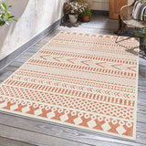 Jove Orange Outdoor Rug - Clearance - Ornate Home