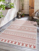 Jove Orange Outdoor Rug - Clearance - Ornate Home