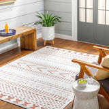 Jove Orange Outdoor Rug - Clearance - Ornate Home