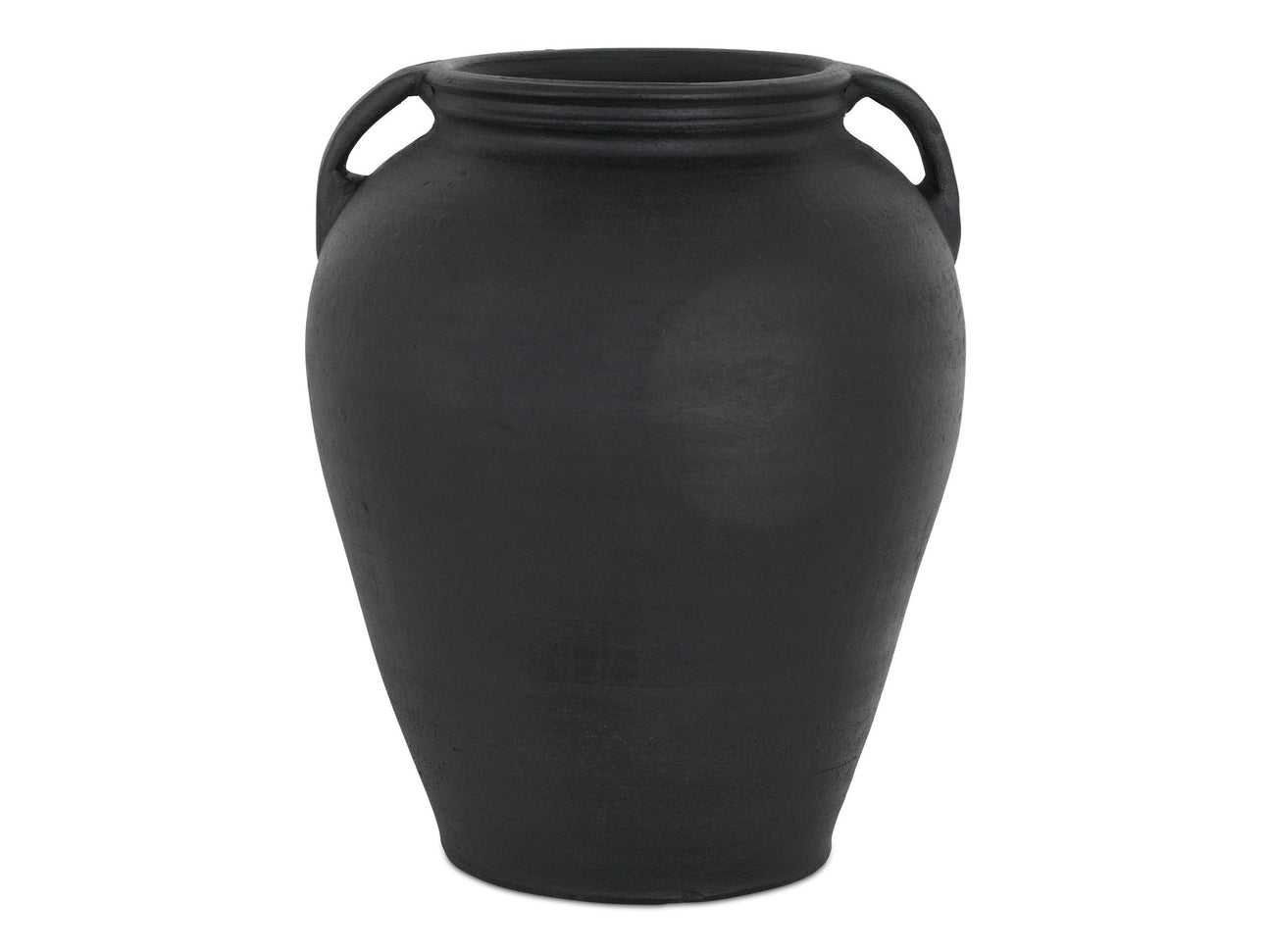 Jovi Black Terracotta Vase - Ornate Home