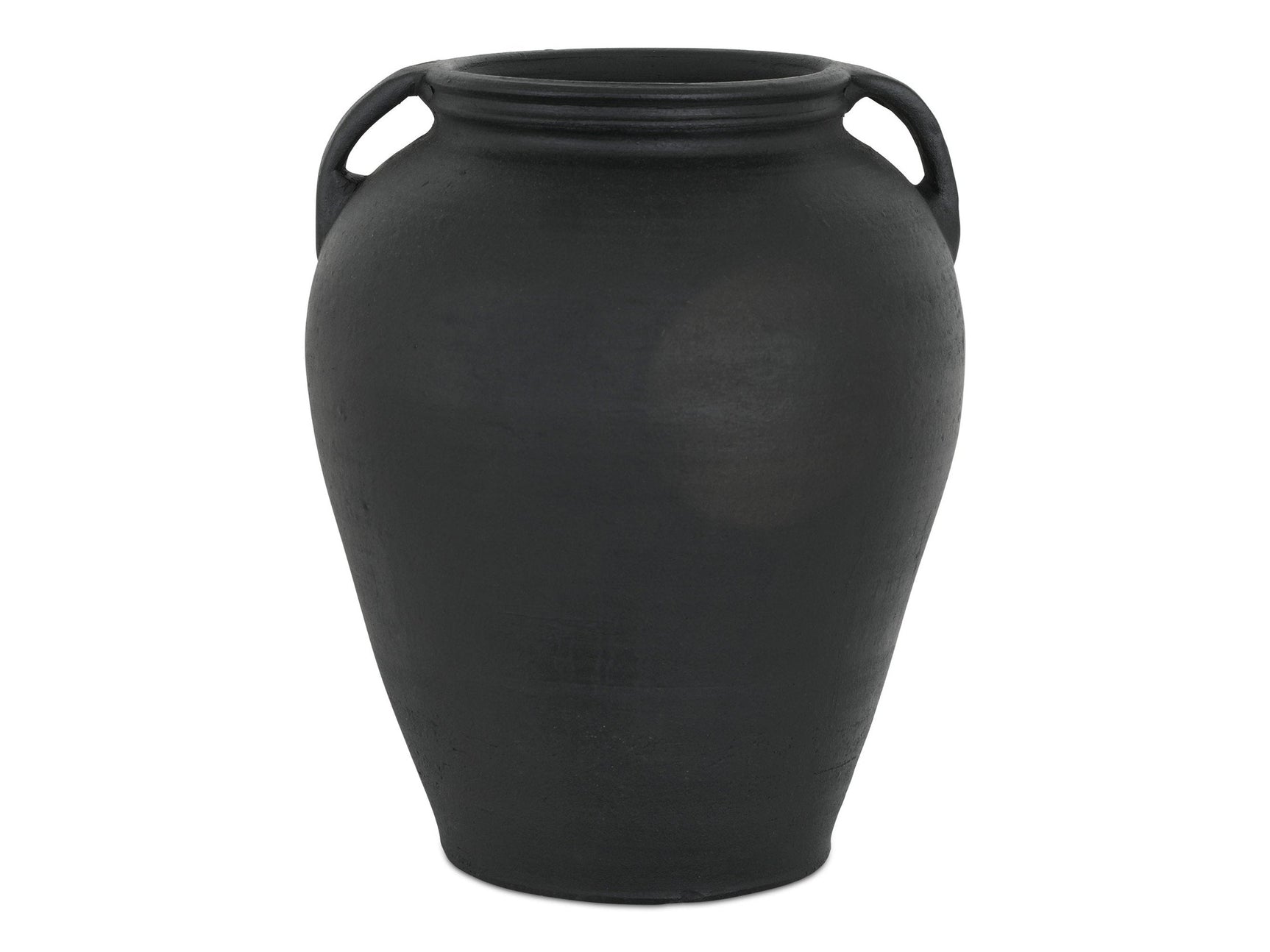 Jovi Black Terracotta Vase - Ornate Home