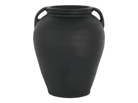 Jovi Black Terracotta Vase - Ornate Home