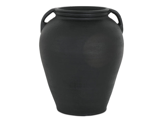 Jovi Black Terracotta Vase - Ornate Home