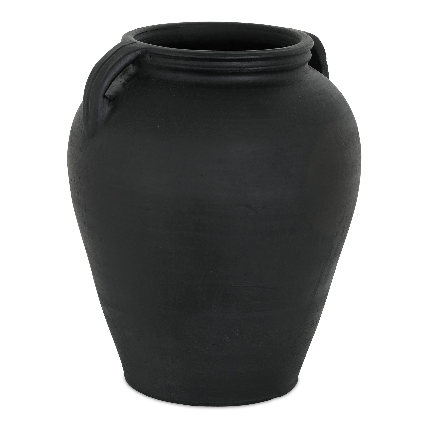 Jovi Black Terracotta Vase - Ornate Home