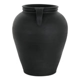 Jovi Black Terracotta Vase - Ornate Home