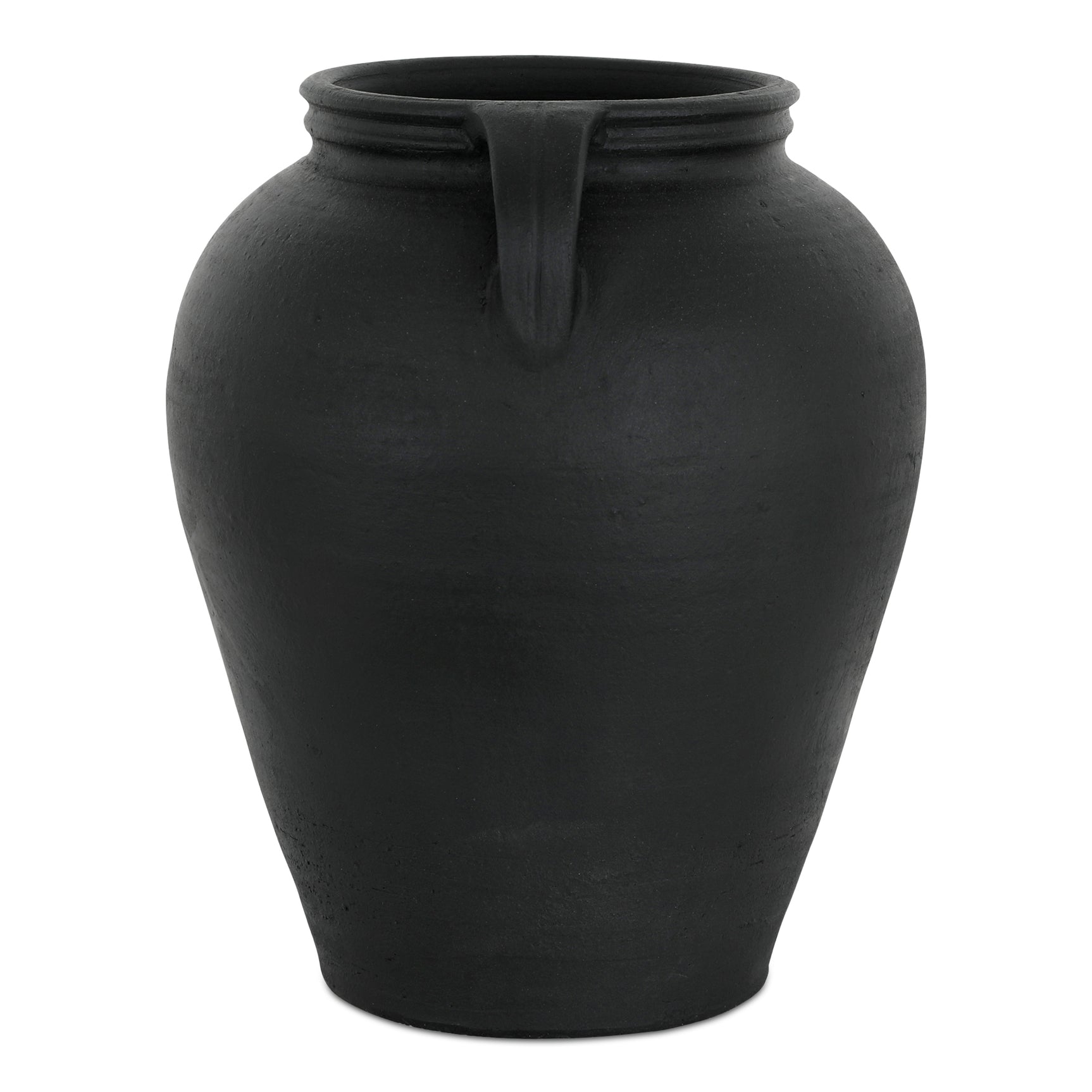 Jovi Black Terracotta Vase - Ornate Home