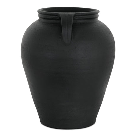 Jovi Black Terracotta Vase - Ornate Home