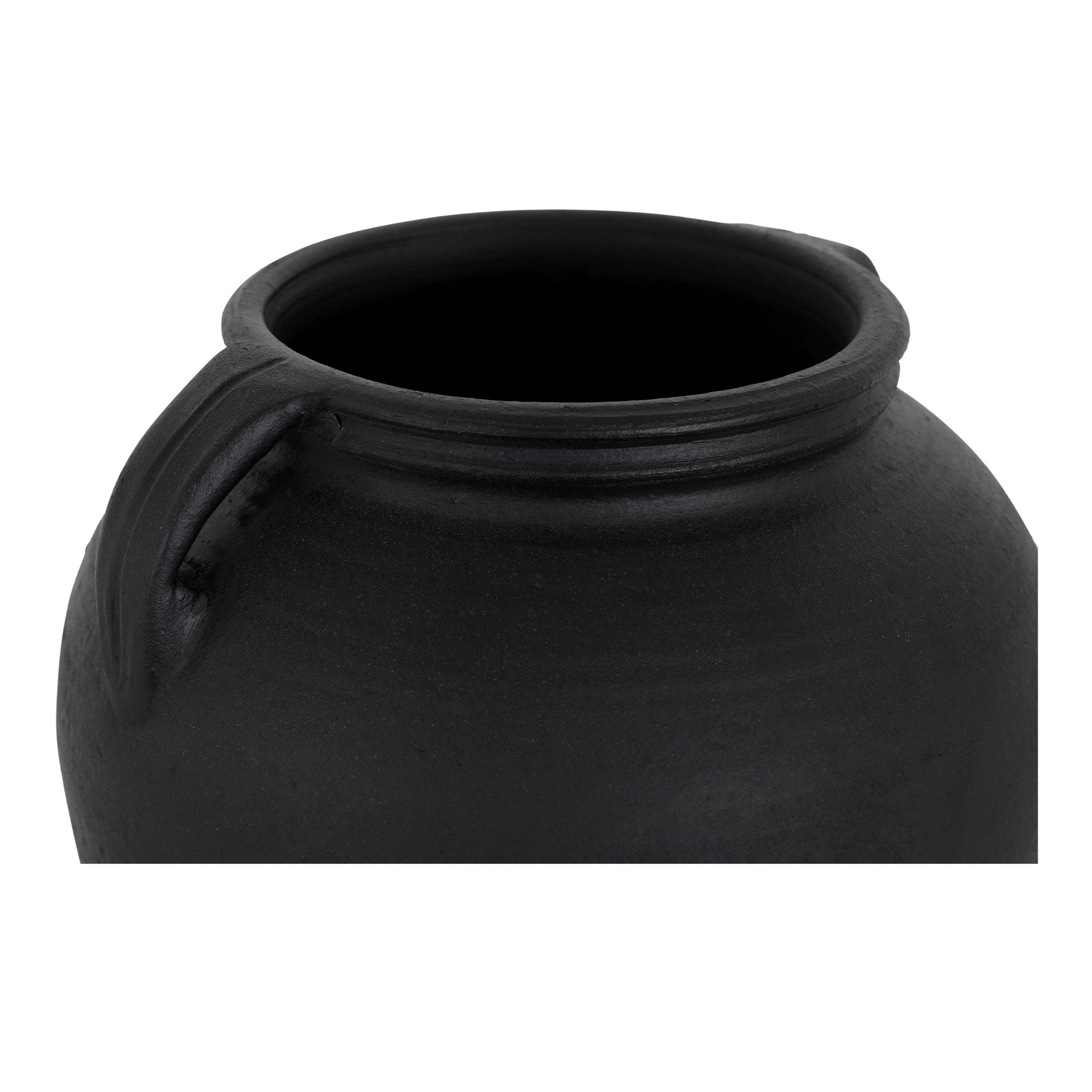 Jovi Black Terracotta Vase - Ornate Home