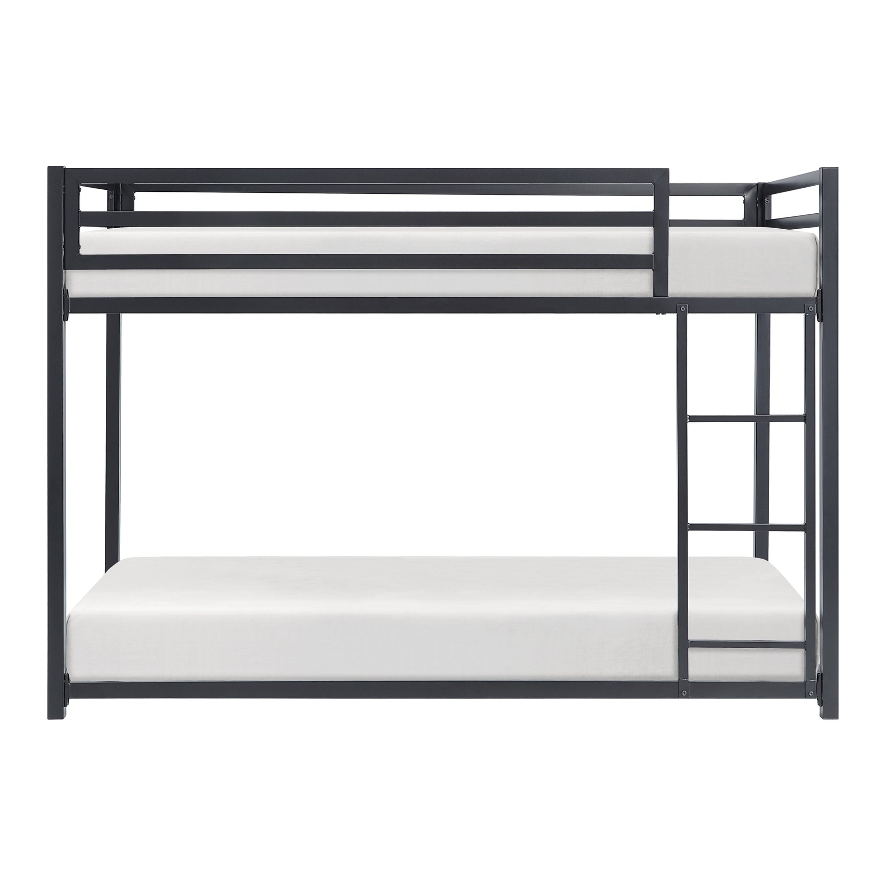 Jovie Black Metal Twin/Twin Bunk Bed - Ornate Home