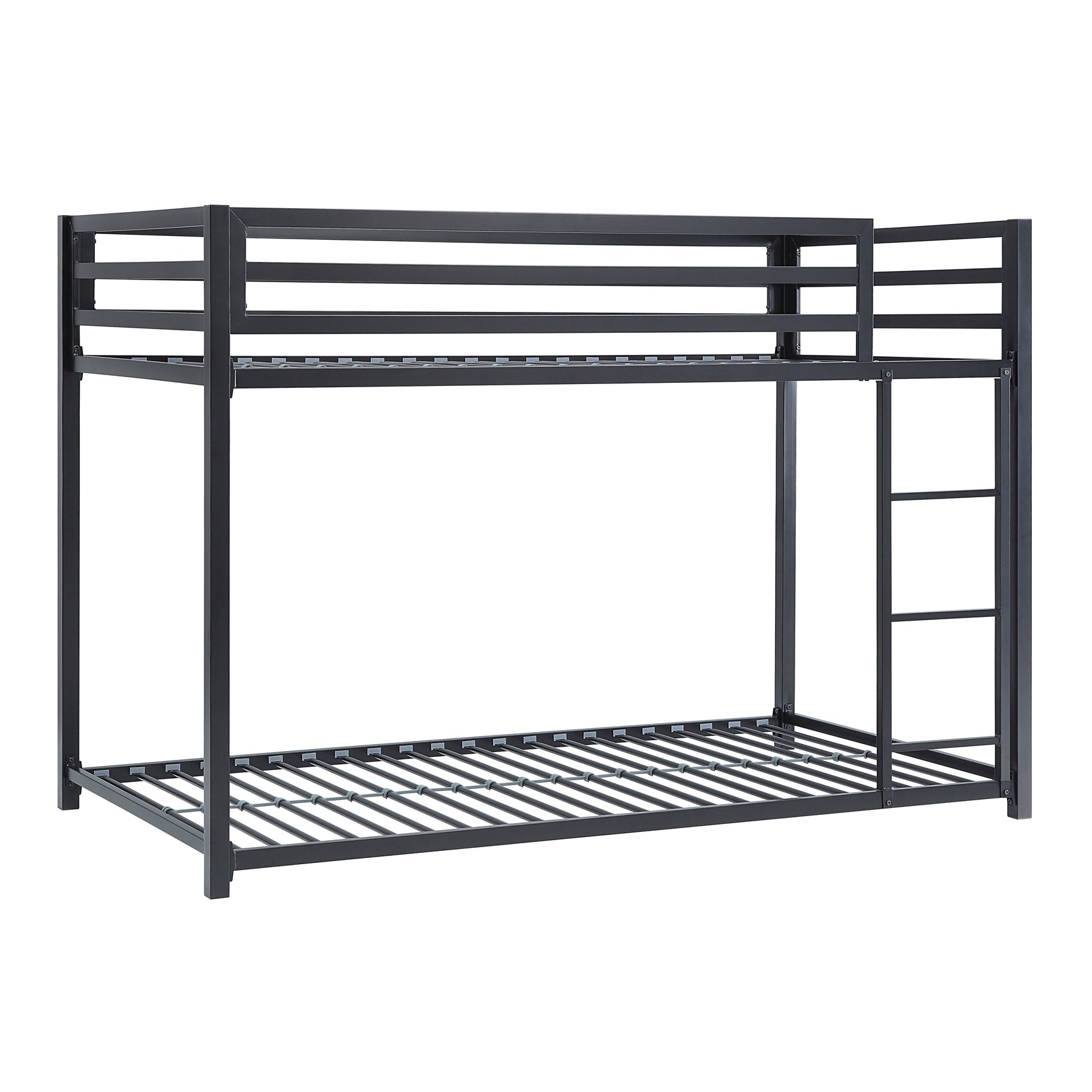 Jovie Black Metal Twin/Twin Bunk Bed - Ornate Home