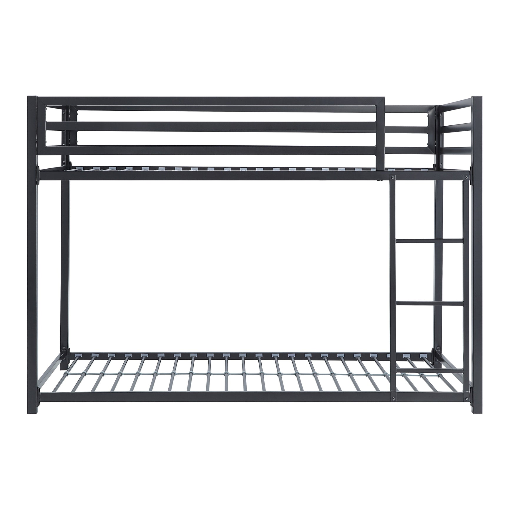 Jovie Black Metal Twin/Twin Bunk Bed - Ornate Home
