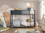 Jovie Black Metal Twin/Twin Bunk Bed - Ornate Home