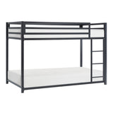 Jovie Black Metal Twin/Twin Bunk Bed - Ornate Home