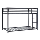 Jovie Black Metal Twin/Twin Bunk Bed - Ornate Home