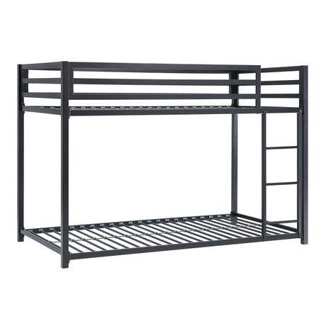 Jovie Black Metal Twin/Twin Bunk Bed - Ornate Home