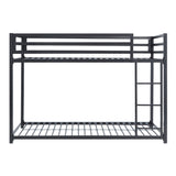 Jovie Black Metal Twin/Twin Bunk Bed - Ornate Home