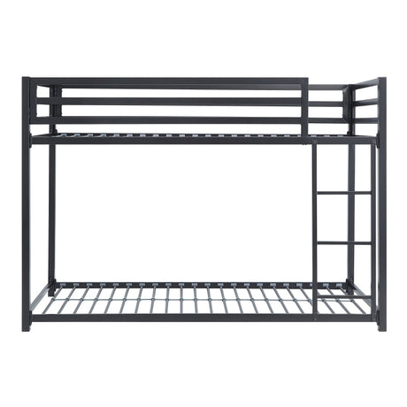 Jovie Black Metal Twin/Twin Bunk Bed - Ornate Home