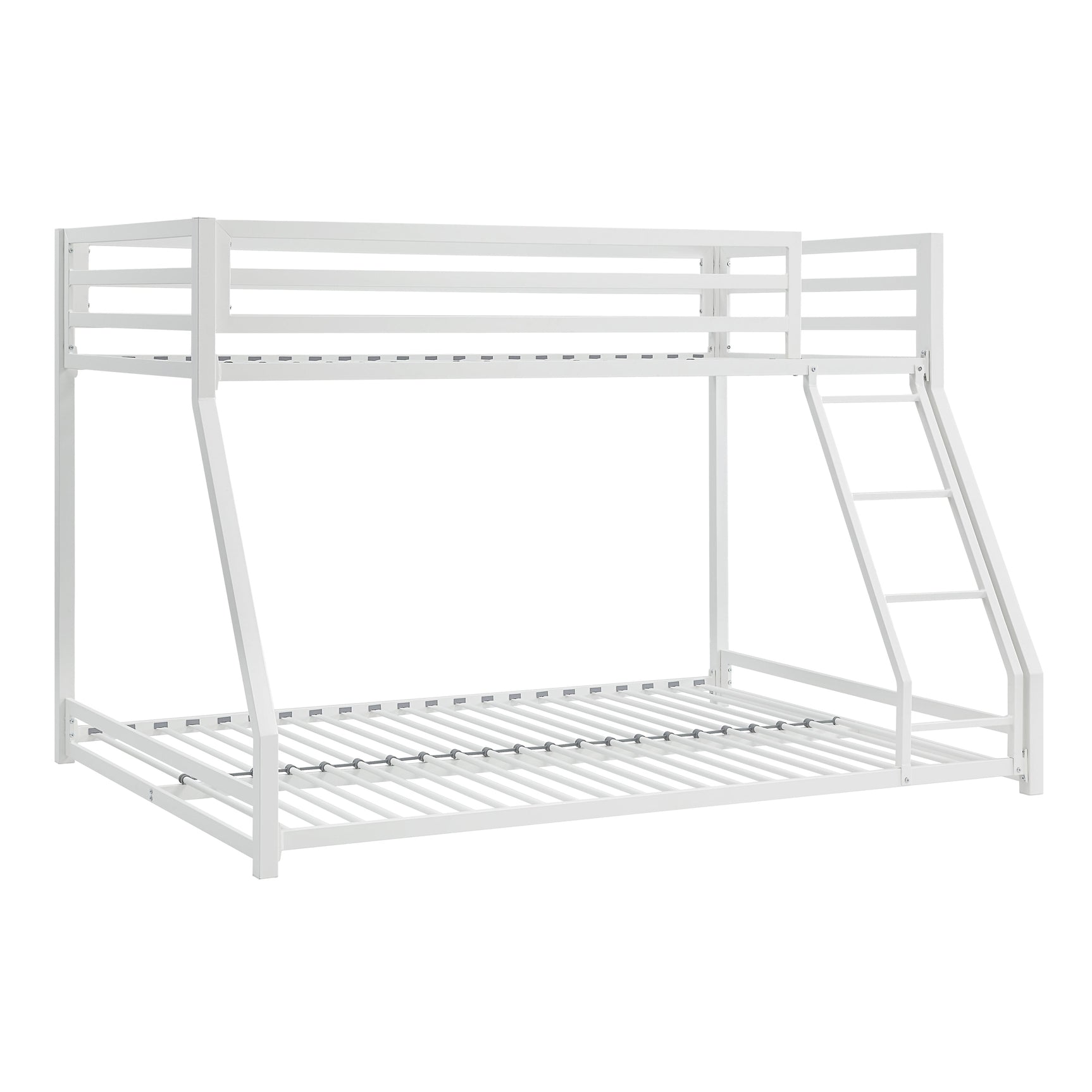 Jovie White Metal Twin/Full Bunk Bed - Ornate Home