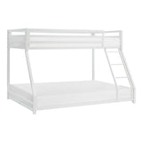 Jovie White Metal Twin/Full Bunk Bed - Ornate Home