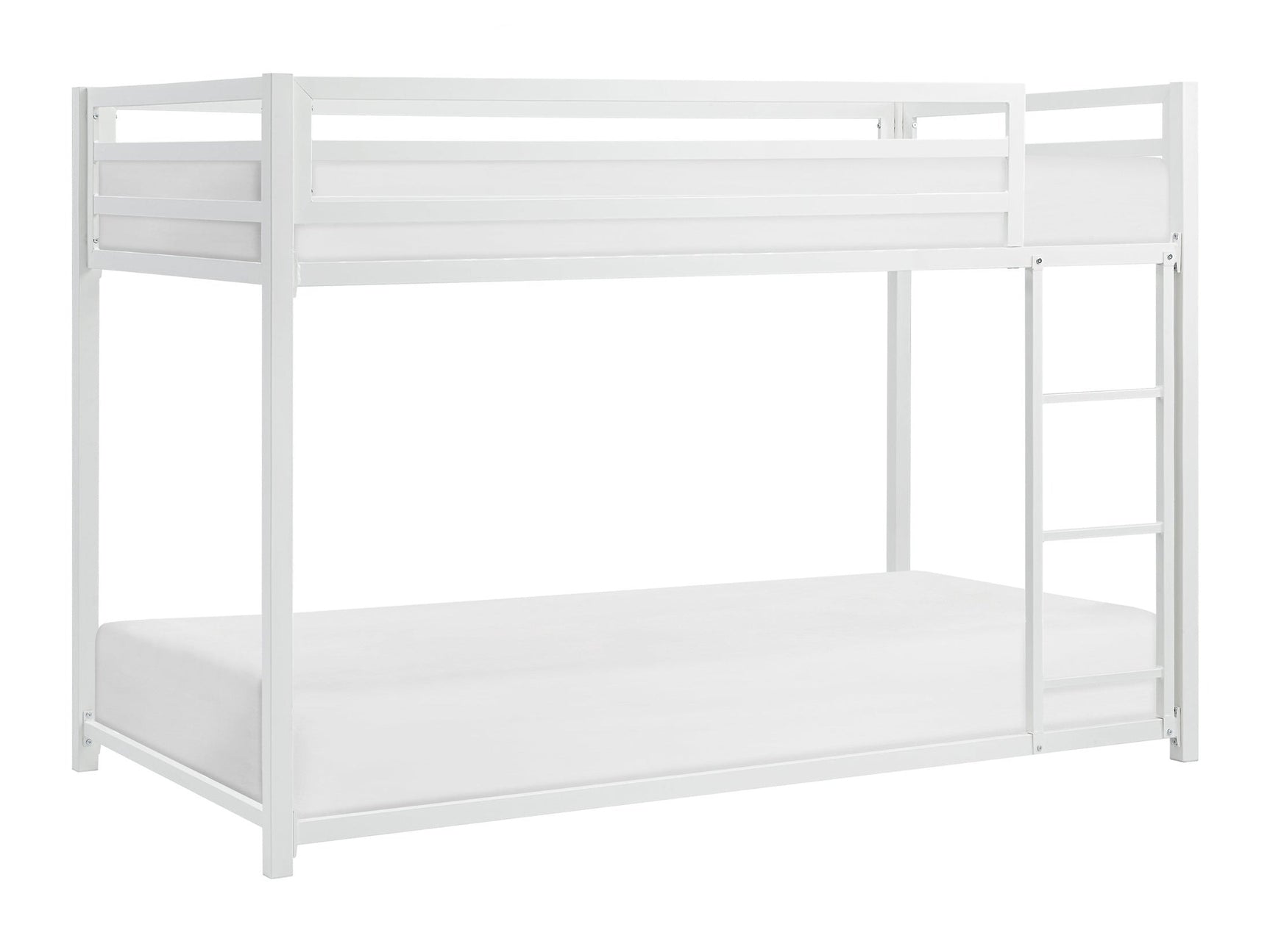Jovie White Metal Twin/Twin Bunk Bed - Ornate Home